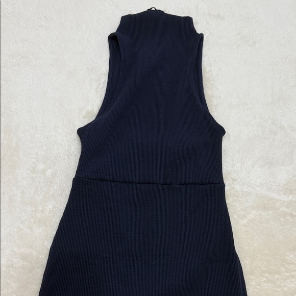 ZARA dark blue Sleeveless Dress - Picture 3 of 5